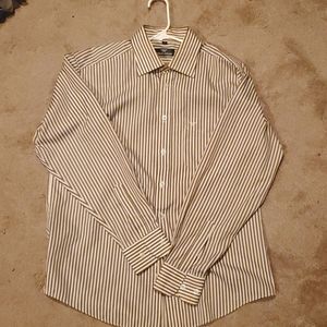 Long sleeve dress shirt.